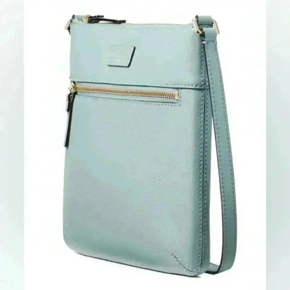 Kate Spade New York | Blue Lake's Edge Grove Street Rima Leather Crossbody Bag - Picture 2 of 6